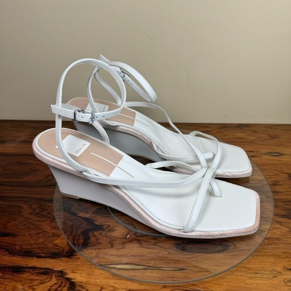 Dolce Vita Gemini Wedges - ivory leather - size 12 - Picture 7 of 13